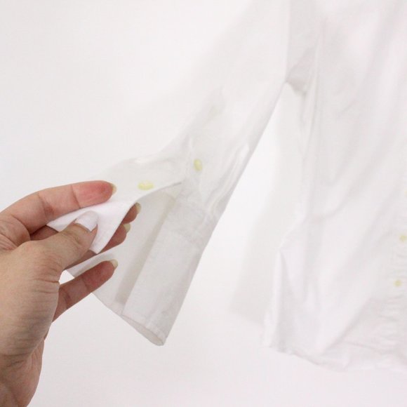 Banana Republic White Button Up - Picture 5 of 8